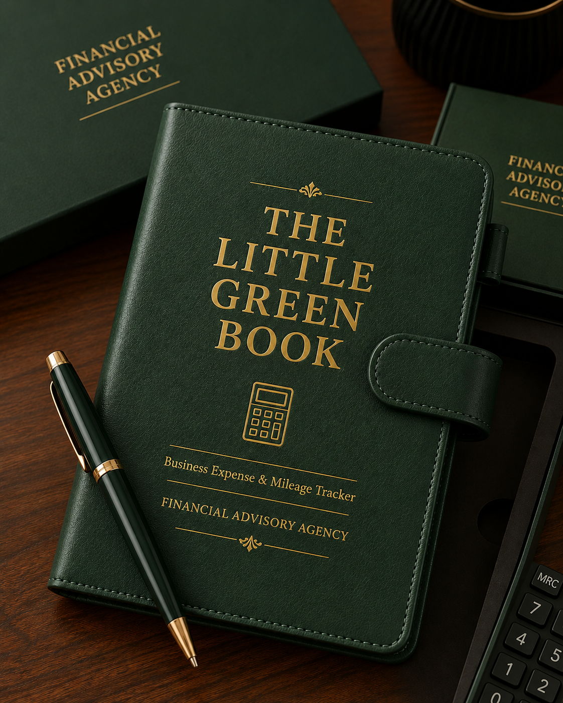 The Little Green Book business expense and mileage tracker